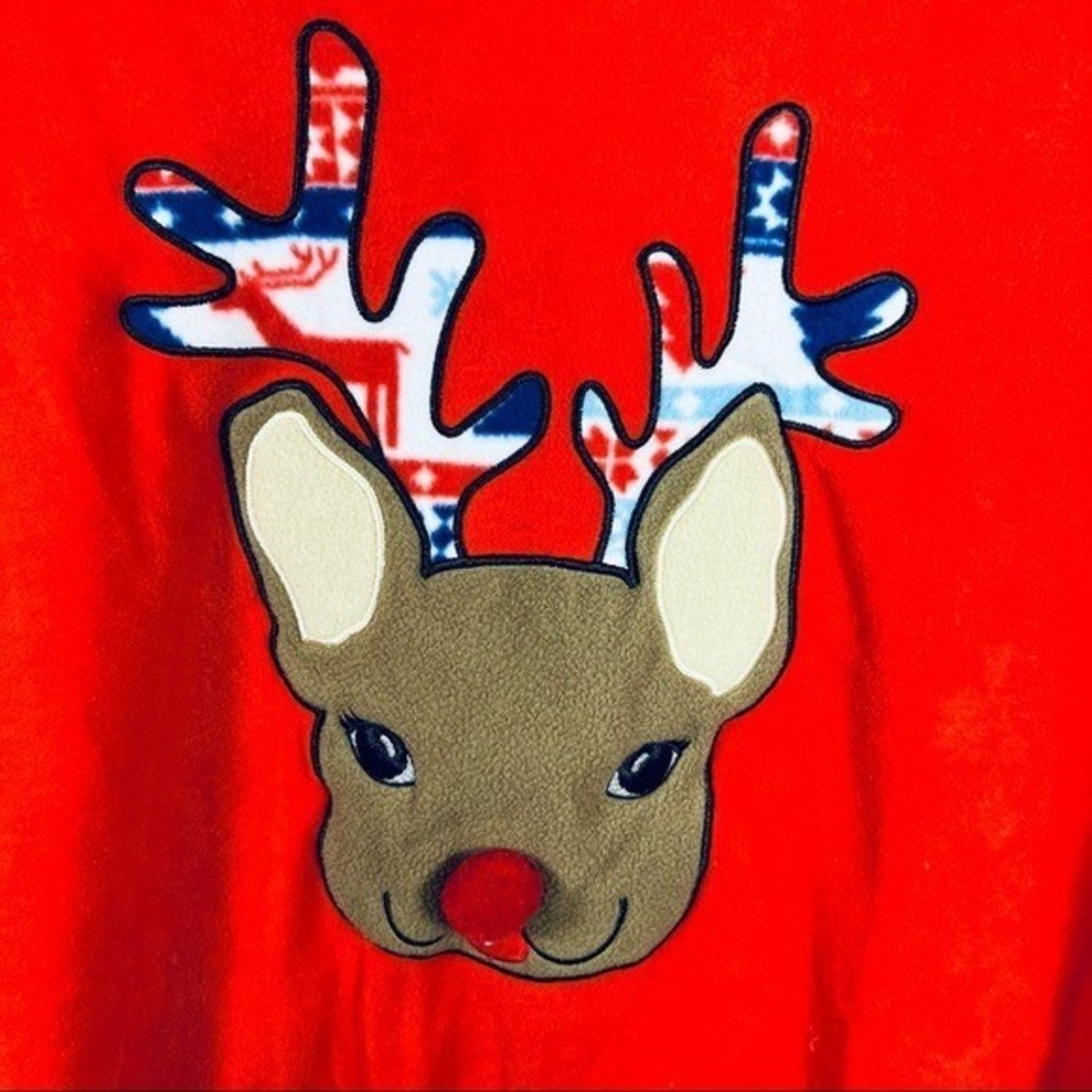 PJ Couture Rudolph Reindeer Pajamas Size‎ Large - Picture 2 of 9